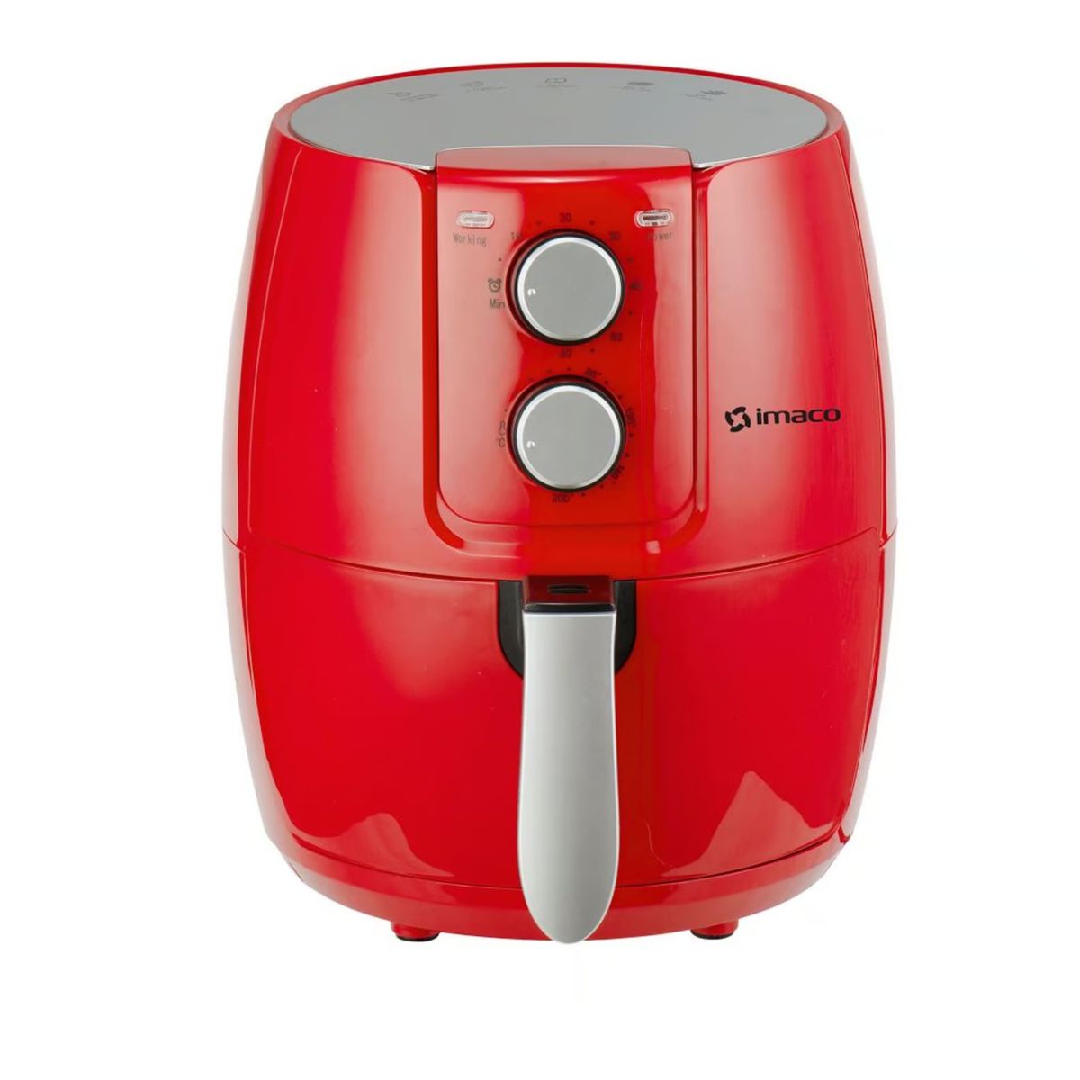 IMACO - Freidora de aire 2.6 litros Imaco AF2714R - Rojo