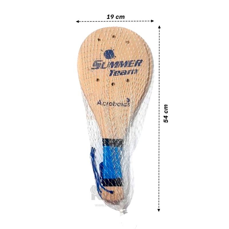 GENERICO - Juego de Playa Adulto con Pelota Beige Y+Ligas de Regalo