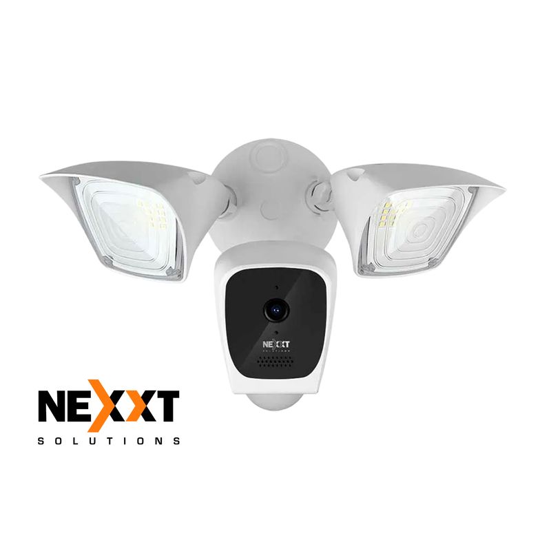 NEXXT SOLUTIONS - Cámara Vigilancia Wifi Nexxt NHC-F610 Full Hd 150° reflector Sirena Audio 2vías IP65