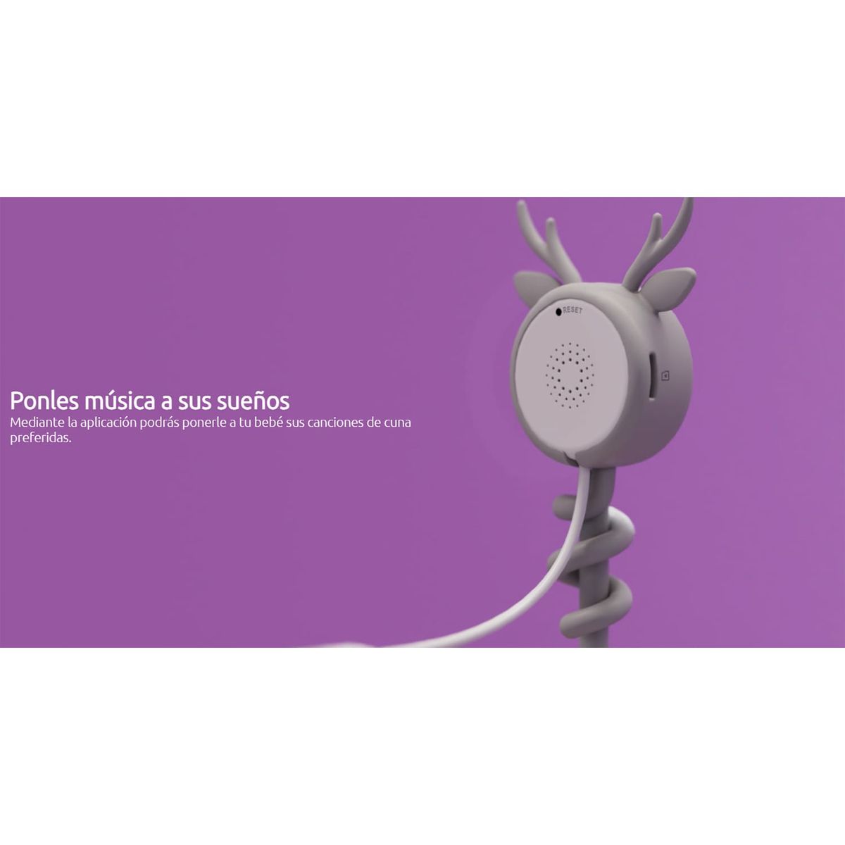 NEXXT SOLUTIONS - Monitor para bebé Inalámbrica Nexxt NHC-B100 2K Audio 2vías Detección llanto