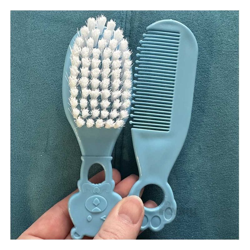 GENERICO - Kit de Cuidado para Bebe de 6 Piezas en Color Azul