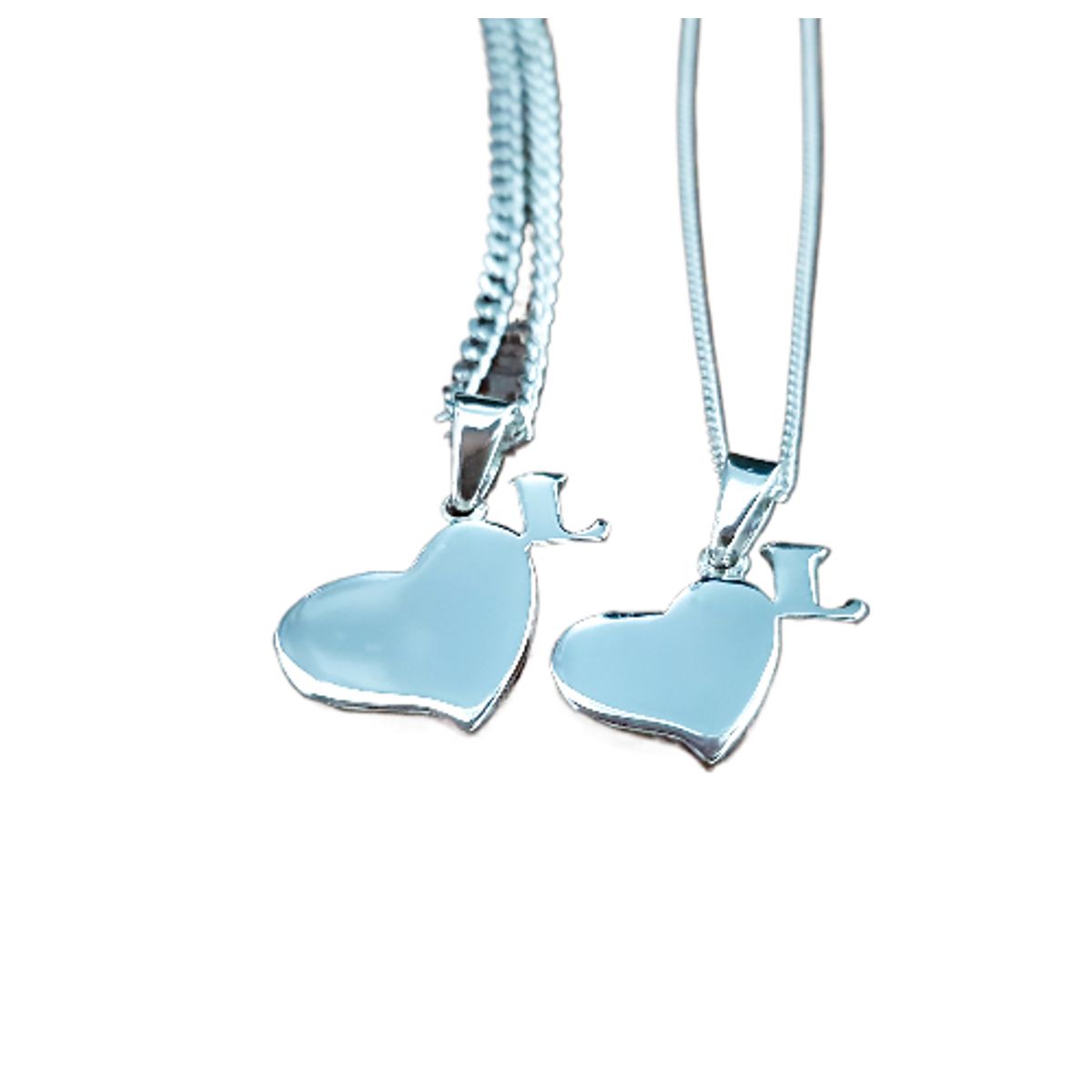 LUYA JOYERÍA - Collar de corazones con iniciales