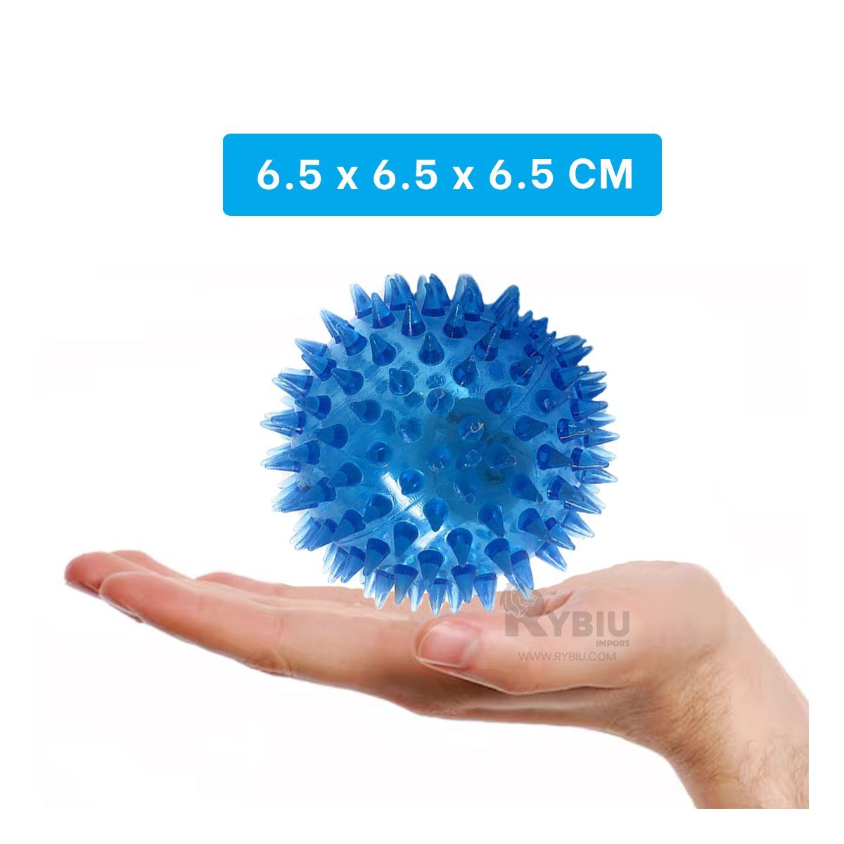 GENERICO - Conjunto Divertido de Pelotas Pet Celeste Y+Ligas de Regalo