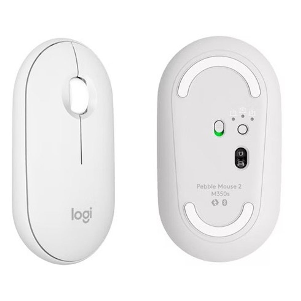 LOGITECH - Mouse Logitech Pebble 2 M350 Blanco Bluetooth