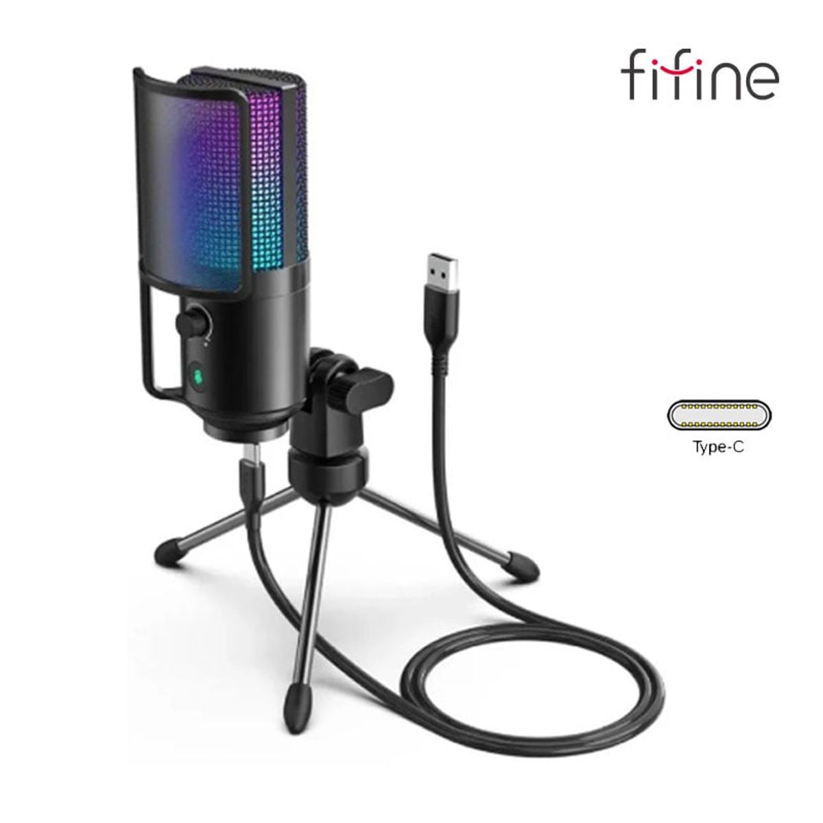 FIFINE - Micrófono Fifine K669PRO3 Con soporte