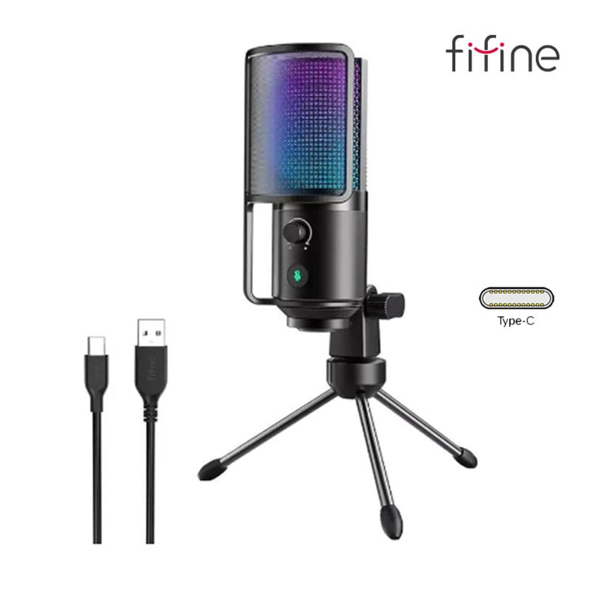 FIFINE - Micrófono Fifine K669PRO3 Con soporte