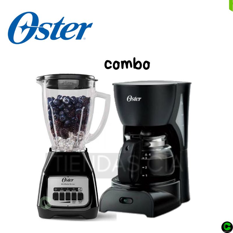 OSTER - COMBO OSTER LICUADORA BLSTKAG-BPB-053 Y CAFETERA BVSTDCDR5B