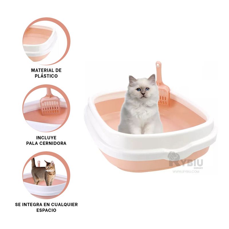 GENERICO - Caja Comoda para Usar 40x33x11 Rosado Y+Gift Stickers