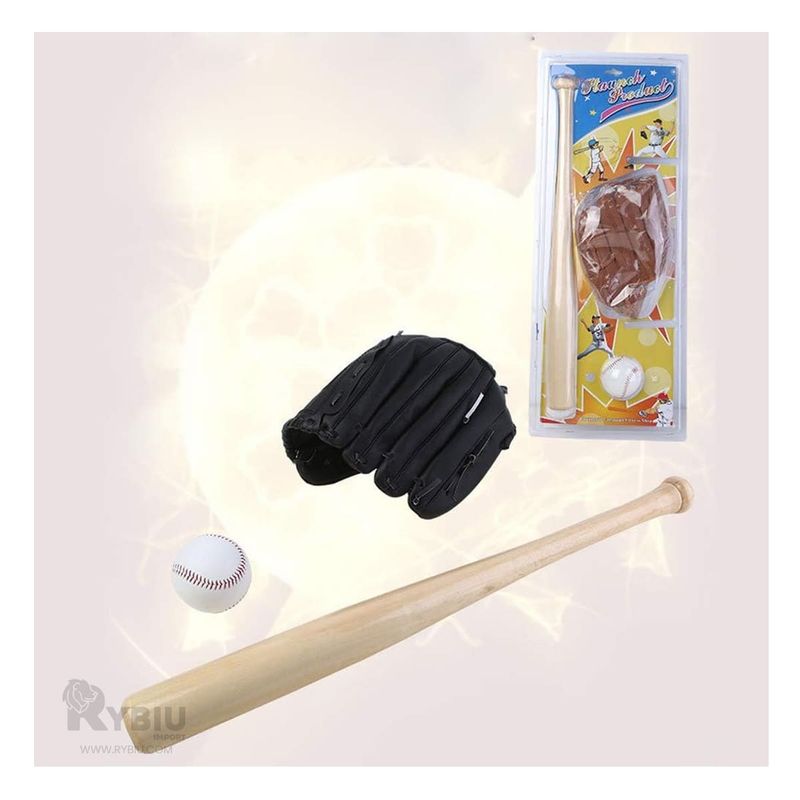 GENERICO - Set Completo y Profesional de Beisbol en Plateado