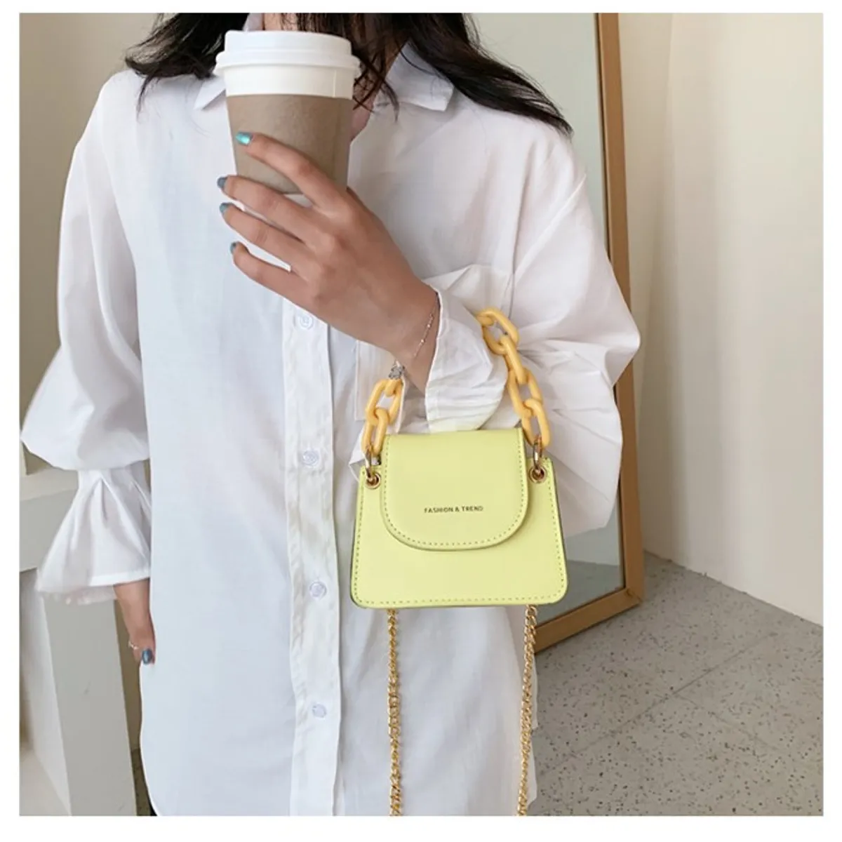 GENERICO - Bolso de mano Mini para ocasion fiesta