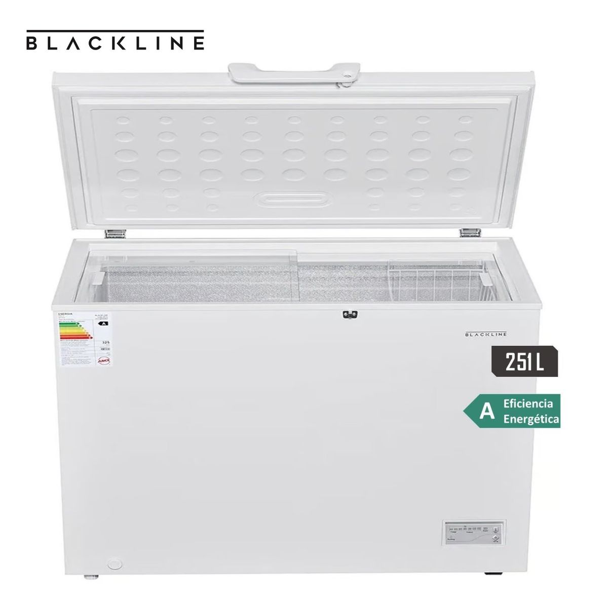 BLACKLINE - Congelador Blackline 251L Chest Freez CGD-251L - Blanco