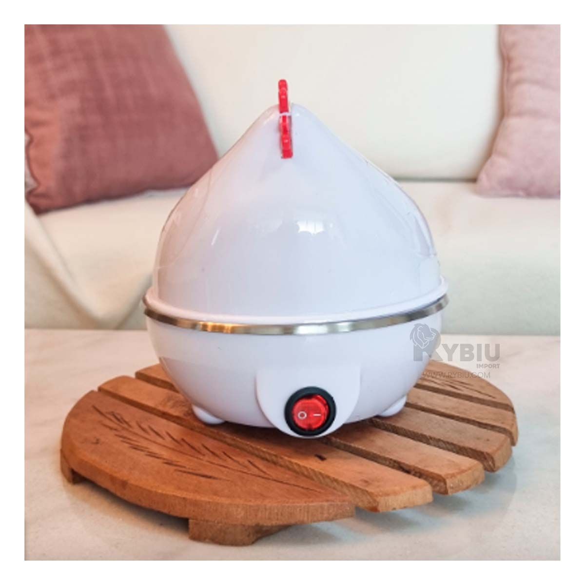 GENERICO - Maquina Ovo Cocinador de Huevos en Blanco Y+Gift Stickers