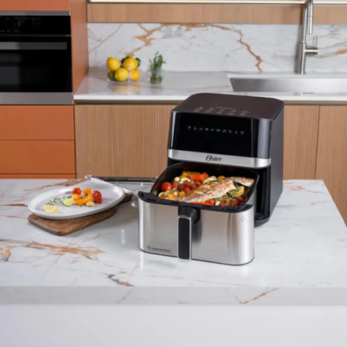 OSTER - Freidora de Aire Digital CKSTAF75DSSDF 7.5 Litros Oster