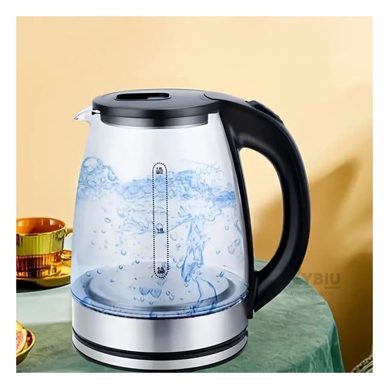 GENERICO - Jarra Hervidora de Vidrio 2 litros de Color Transparente.