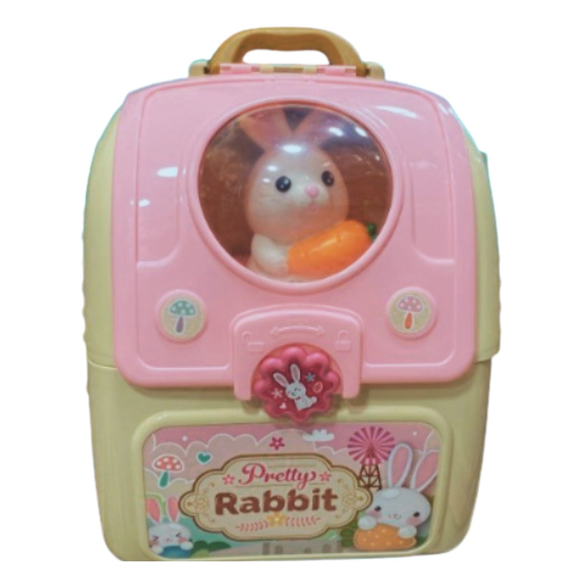 GENERICO - Set De Adorable Conejo En Mochila 2 En 1