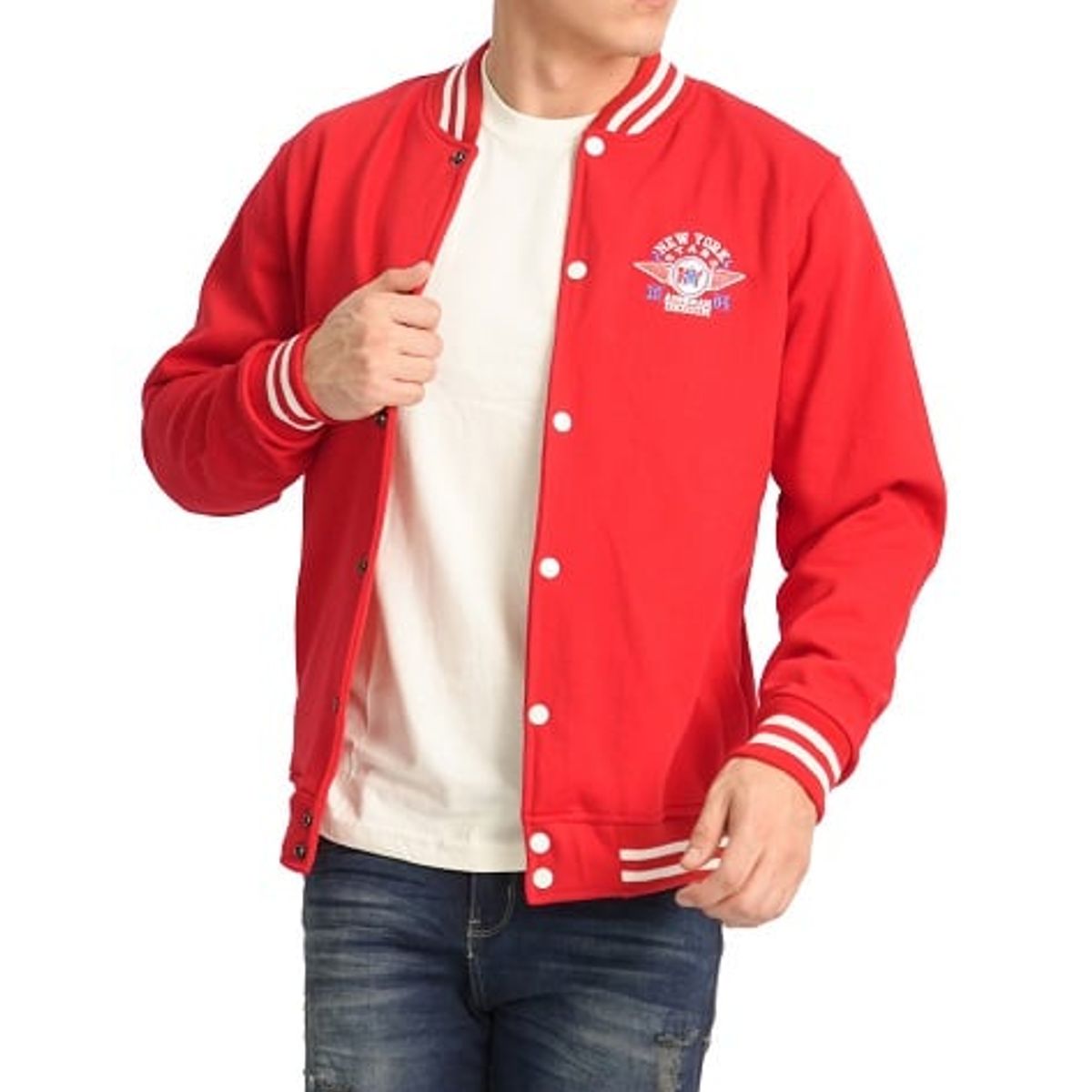 NEW YORK STARS - Casaca American - Rojo- New York Stars 84