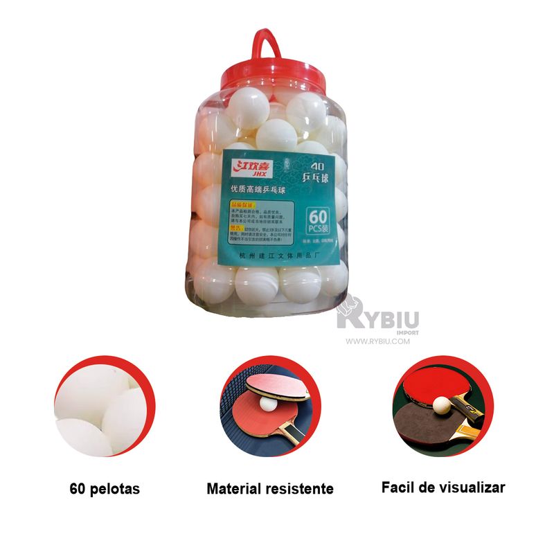 GENERICO - Kit de Esferas Duraderas de Color Blanco Y+Gift Stickers