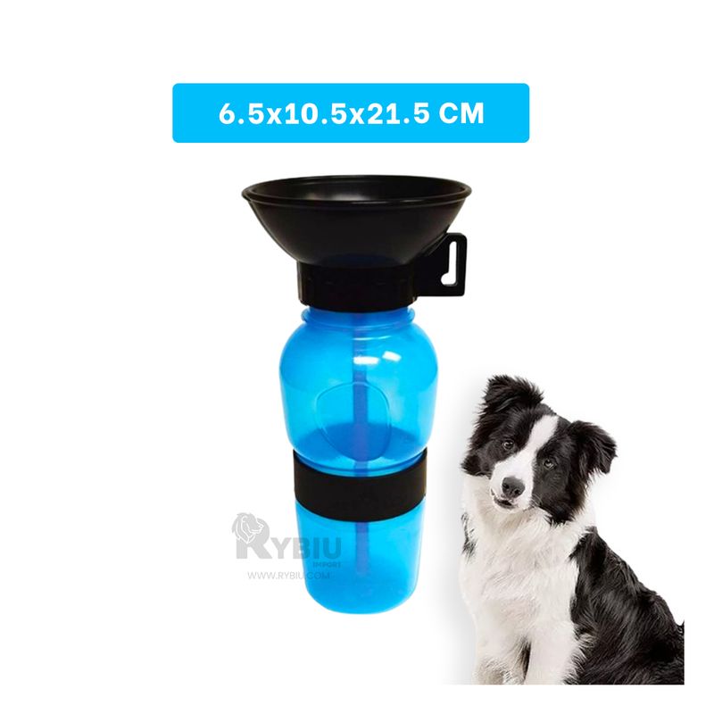 GENERICO - Botella Didactica para Paseos en Color Azul Y+Gift Stickers