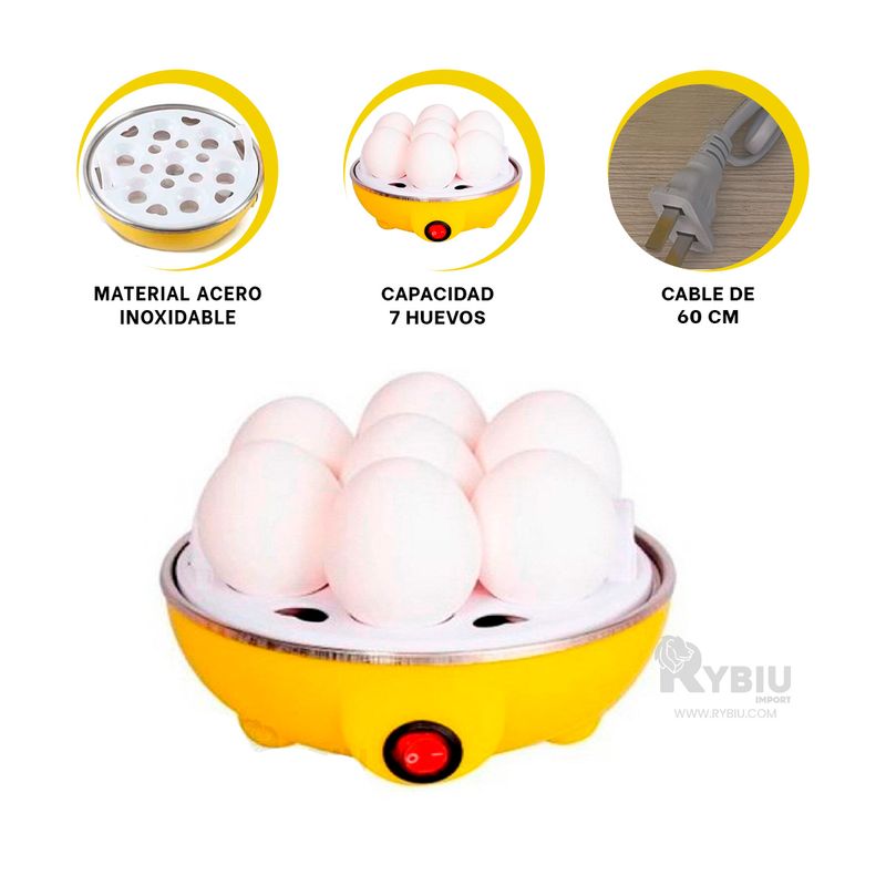 GENERICO - Hervidora para Casa Tono Amarillo Y+Regalo Ligas para Peinar