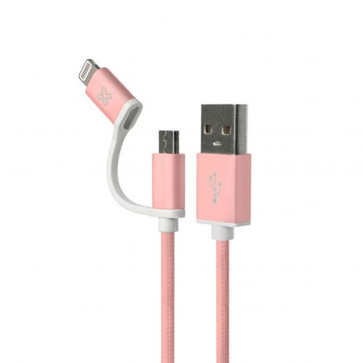KLIP XTREME - CABLE USB A LIGHTNING Y MICRO USB 2 EN 1 KLIPXTREME
