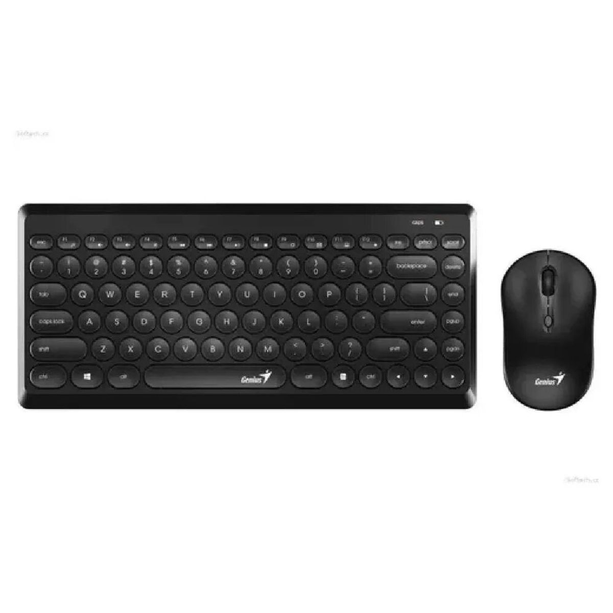 GENIUS - KIT TECLADO + MOUSE LUXEMATE Q8000 31340013401 TKL WIRELESS BLACK