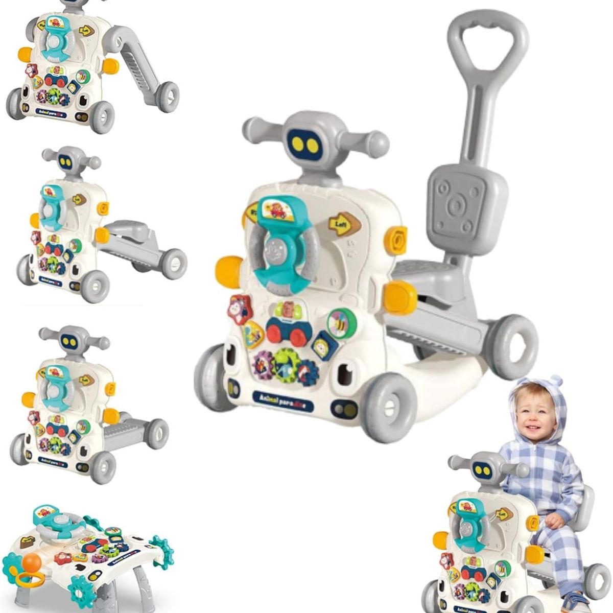 GENERICO - Caminador Musical multifuncional 6 en 1