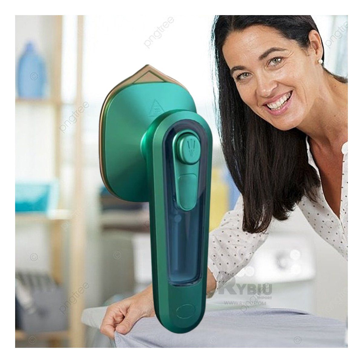 GENERICO - Plancha Funcional Portable en Verde Y+Regalo Agendita