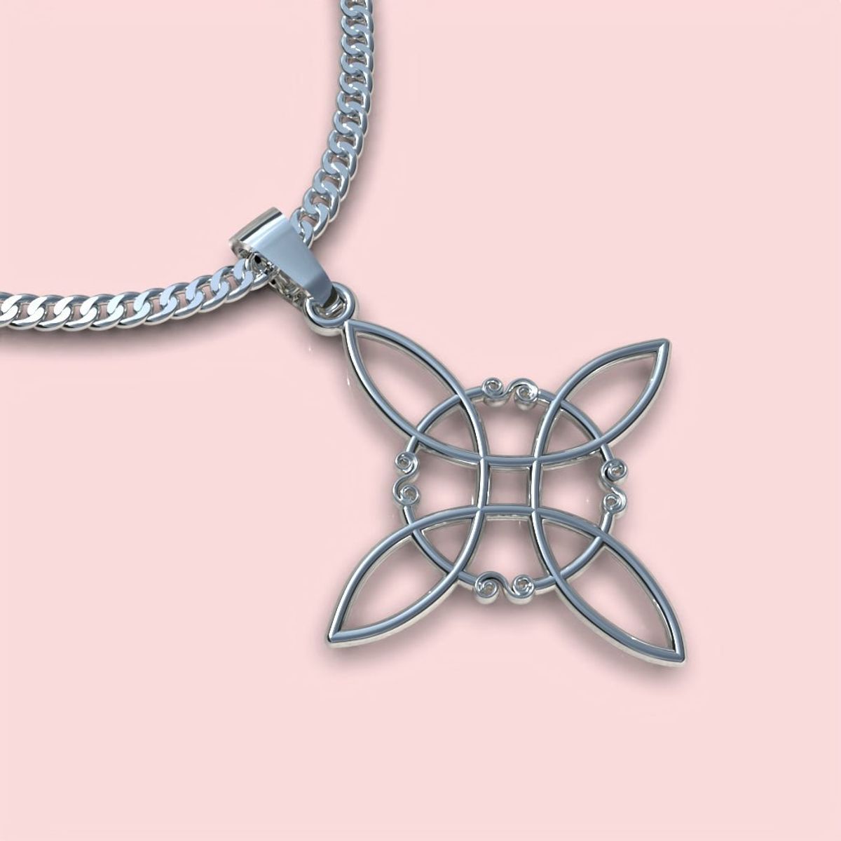 LUYA JOYERÍA - Collar Nudo de bruja