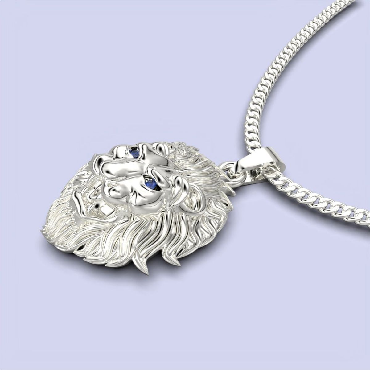 LUYA JOYERÍA - Collar de León con corte circular