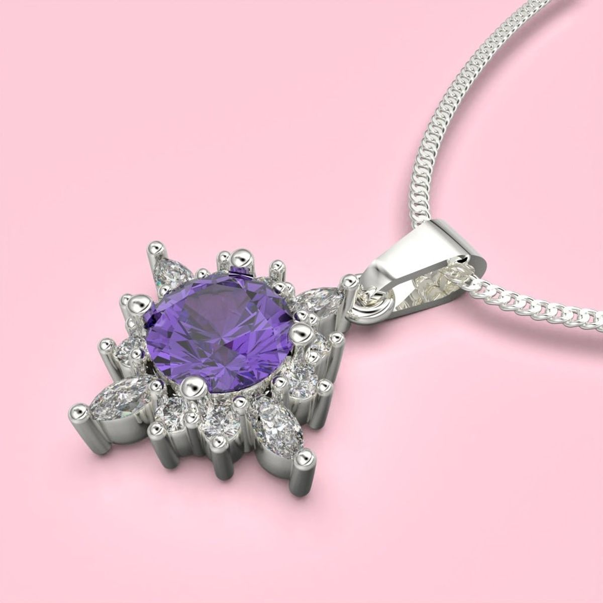 LUYA JOYERÍA - Collar copo de nieve de Luya