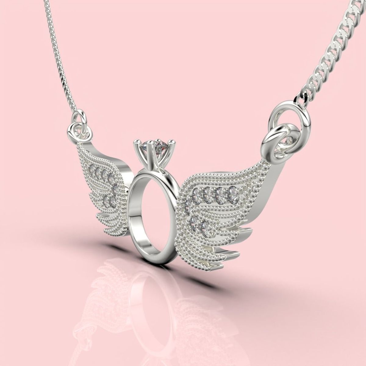 LUYA JOYERÍA - Collar Alas de Angel de Luya