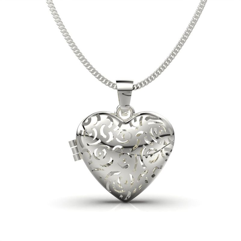 LUYA JOYERÍA - Collar relicario calado de Luya