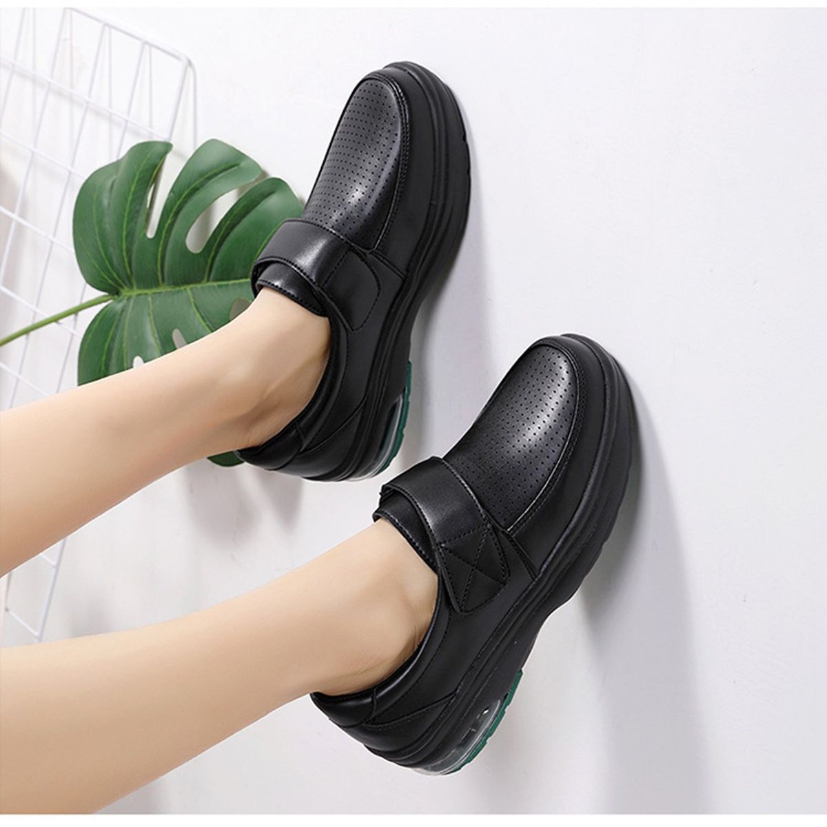 TIOZONEY - Zapatillas casuales para Mujer - Negro