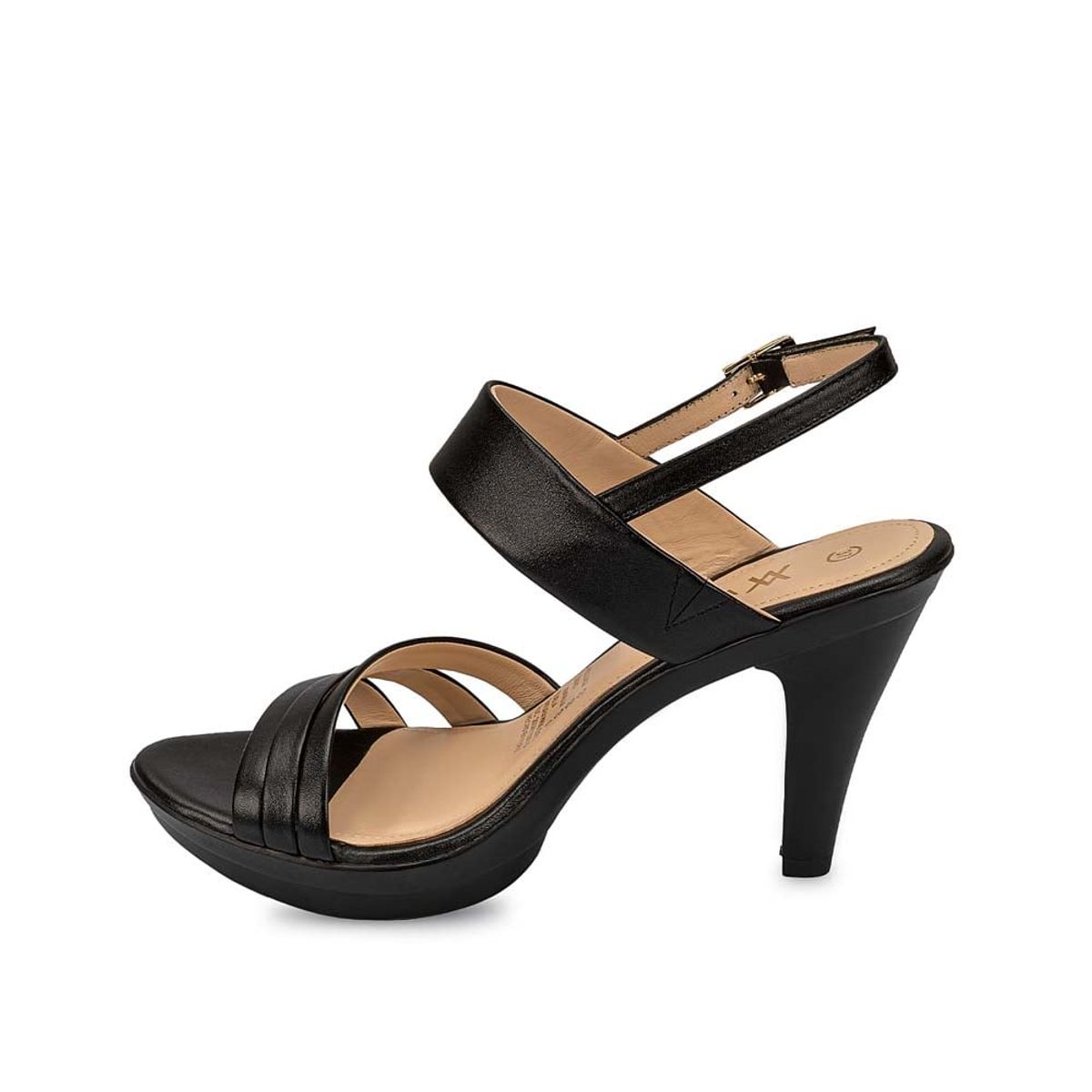 VIALE - Sandalia Strap Casual ALE-2501 Negro Viale Cuero