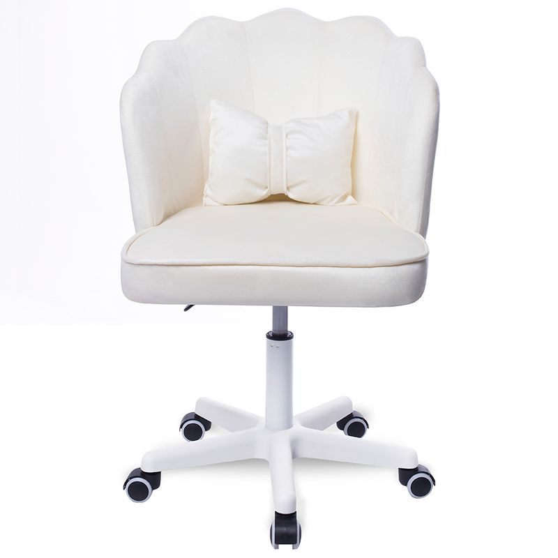 BUCKINGHAM - Silla Giratoria de Escritorio Oficina Q1 Blanca