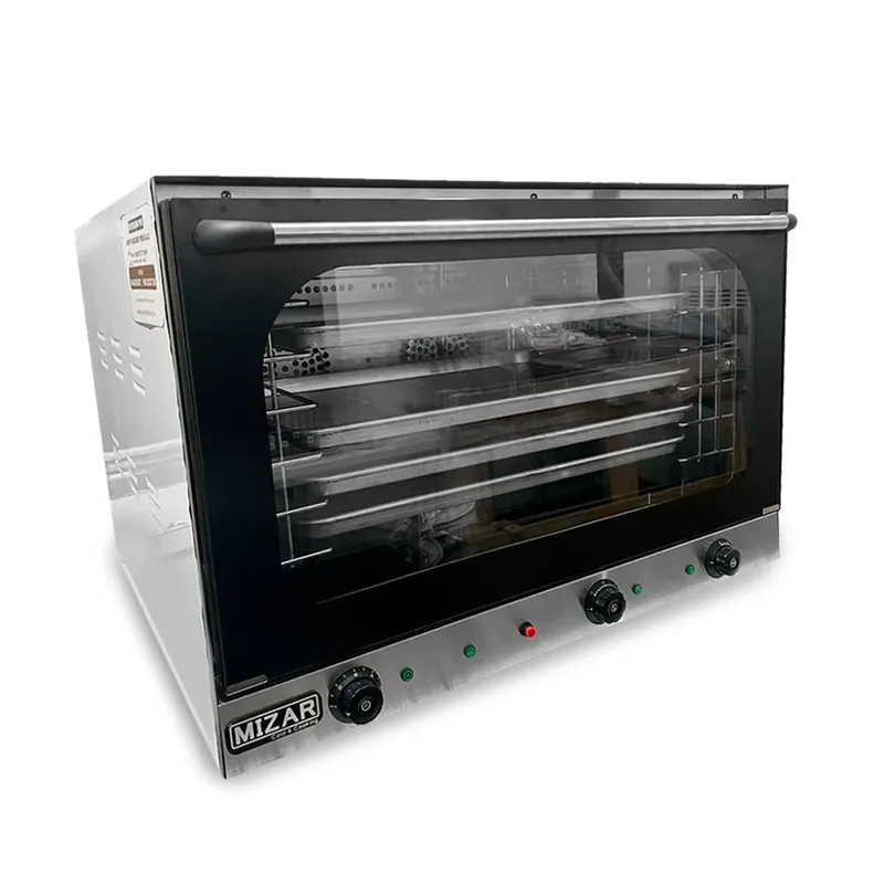 MIZAR COLD & COOKING - Horno de Convección Eléctrico de 4 Bandejas