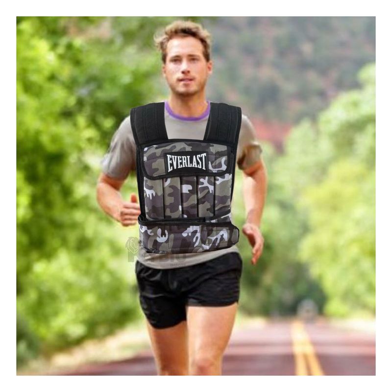 GENERICO - Chaleco Pesado de Crossfit de 10 K Blanco Y+Papel de Regalo