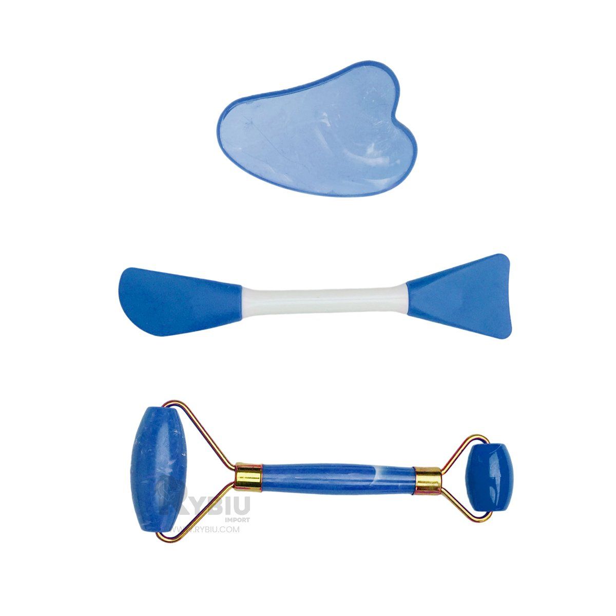 GENERICO - Set para Limpieza de Rostro en Azul Y+Papel de Regalo_123