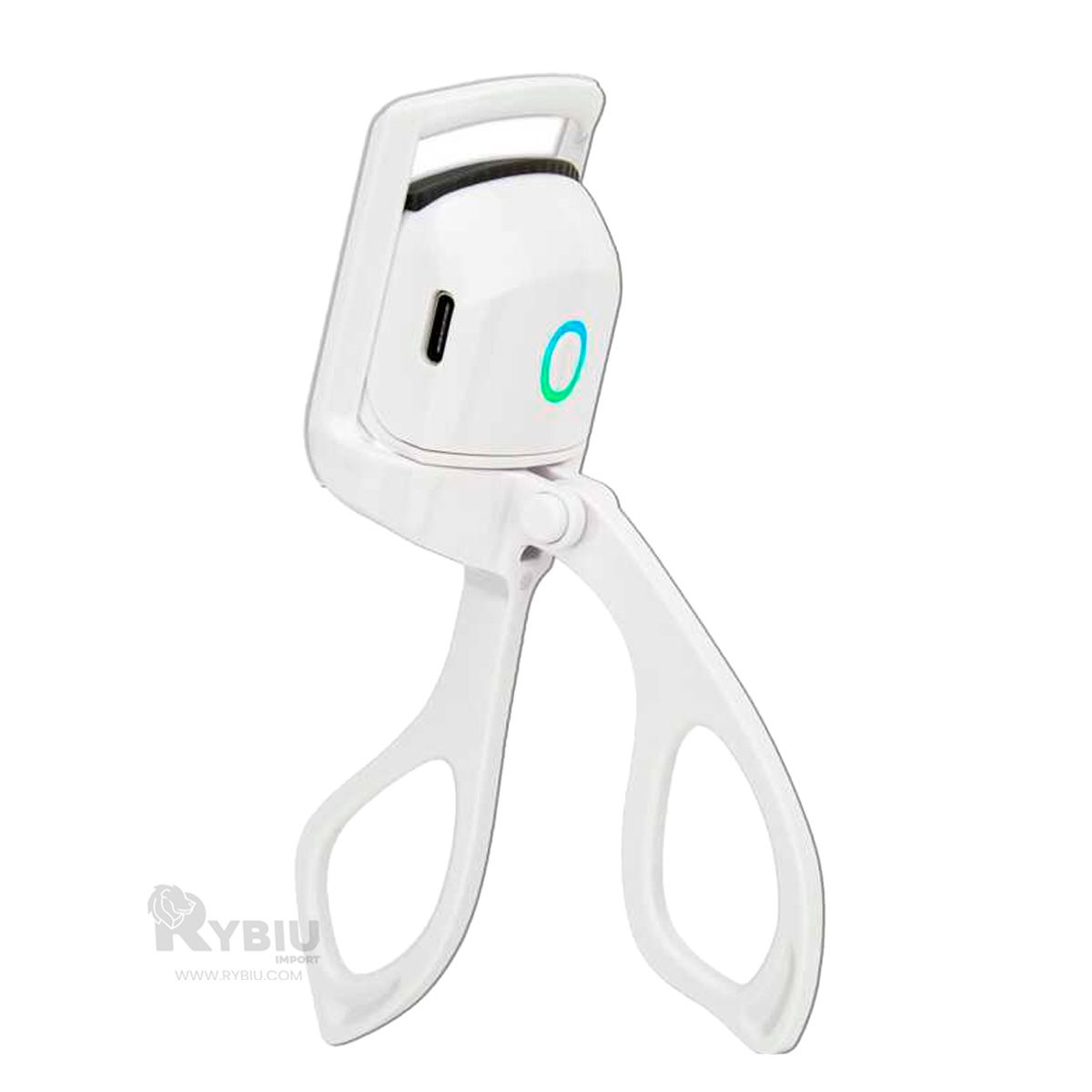 GENERICO - Rizador de Pestañas Electrico Tono Blanco Y+Papel de Regalo