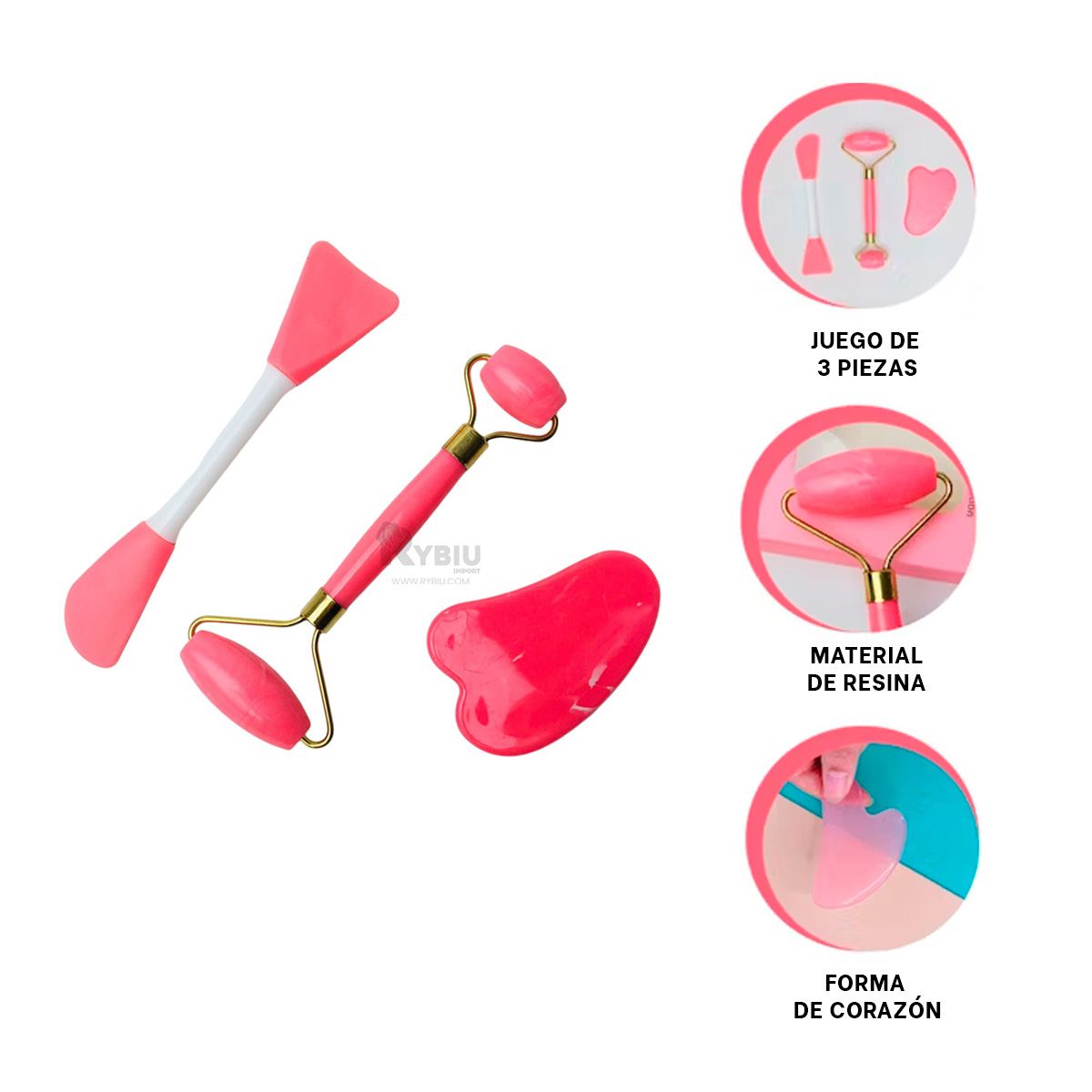 GENERICO - Pack Purificador de Rostro Tono Rosado Y+Post-it Adhesivos_123