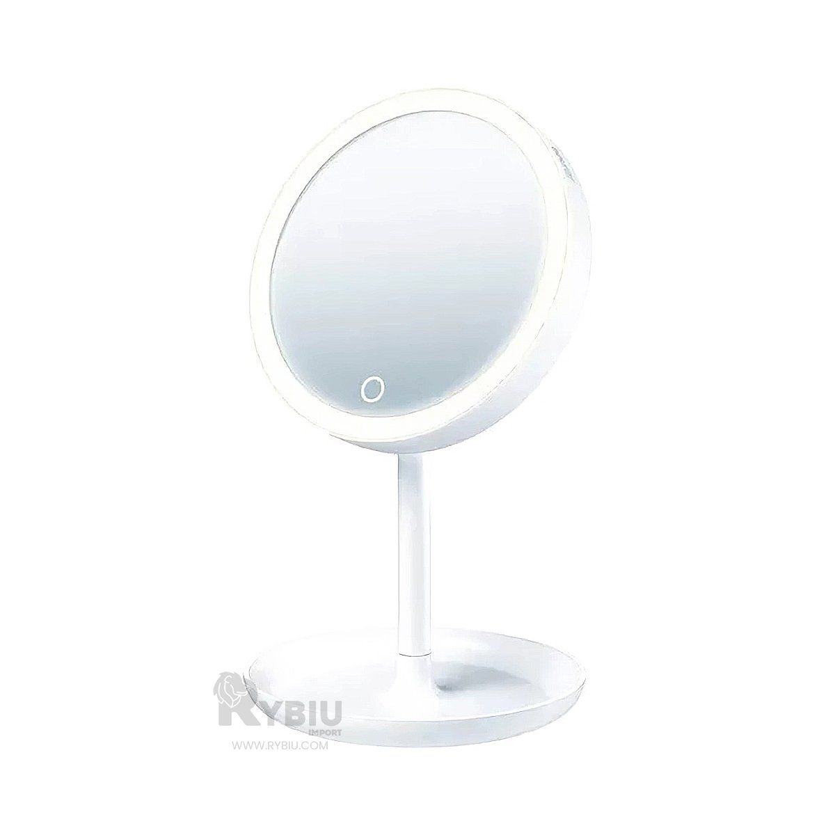 GENERICO - Espejo Led Tactil Circular de Color Blanco