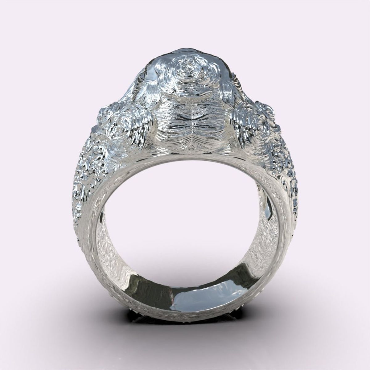 LUYA JOYERÍA - Anillo  Flower Skull de Luya