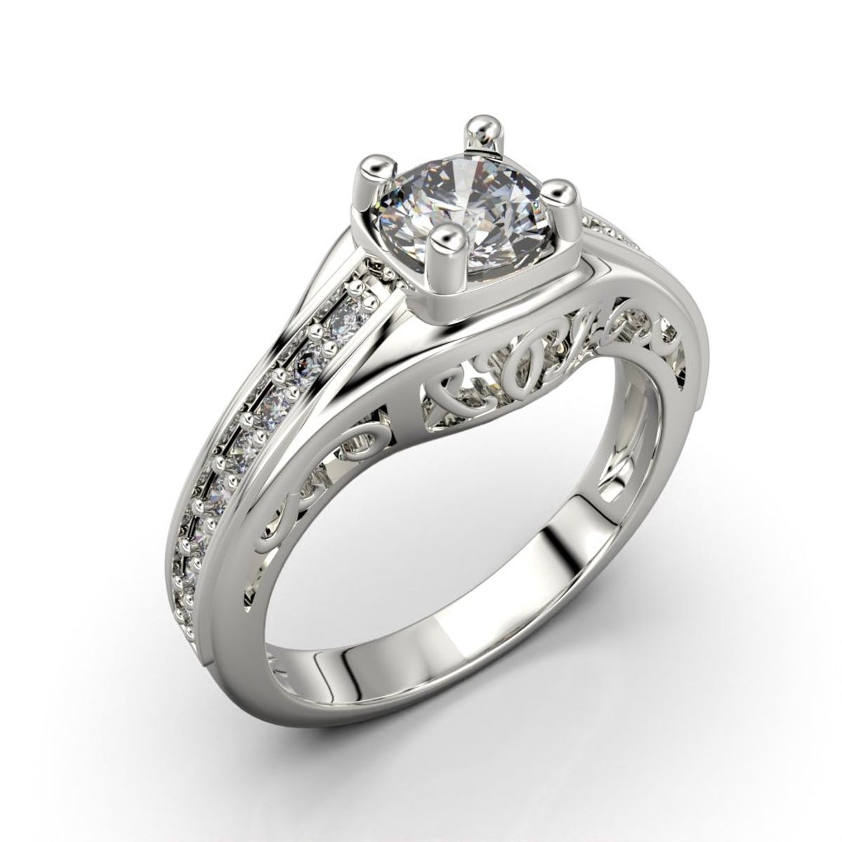 LUYA JOYERÍA - Anillo Fl con corte circular