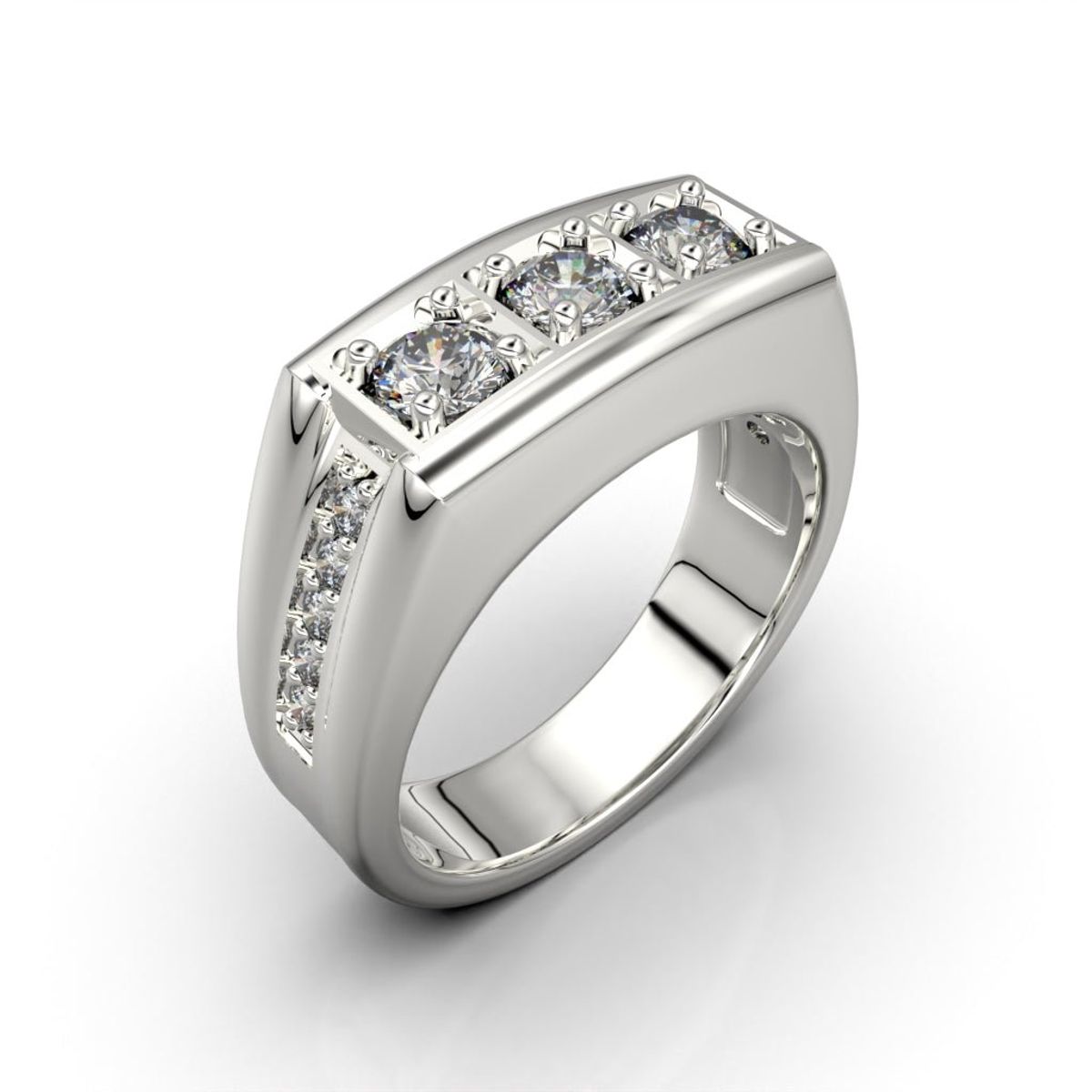 LUYA JOYERÍA - Anillo 3S con corte circular