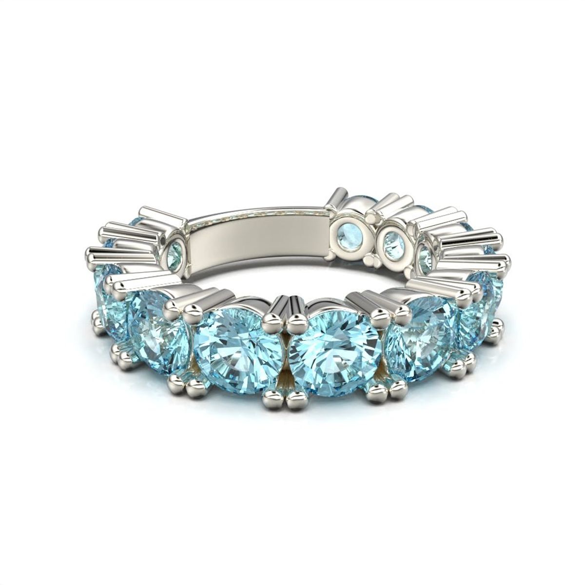 LUYA JOYERÍA - Anillo con doce piedras circulares