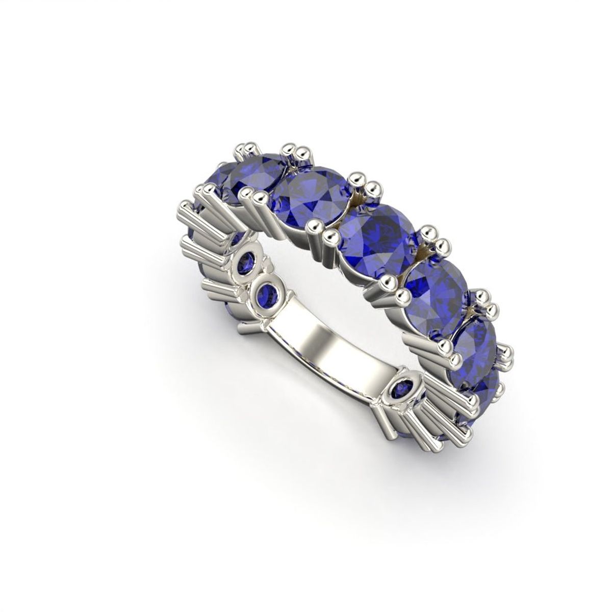 LUYA JOYERÍA - Anillo con doce piedras circulares