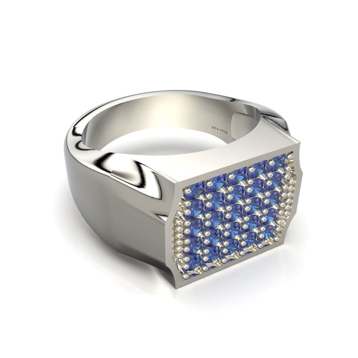 LUYA JOYERÍA - Anillo chevalier con corte circular