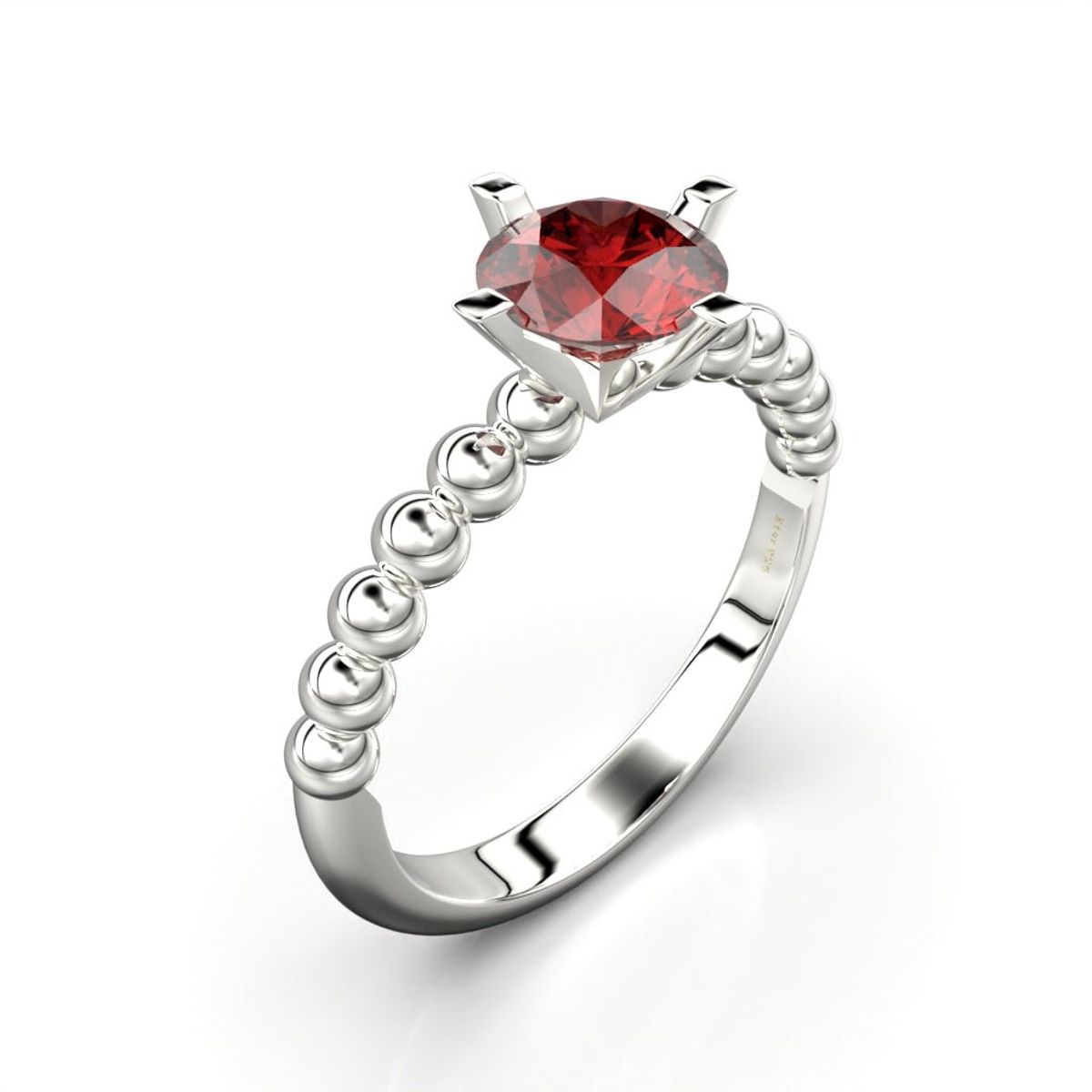 LUYA JOYERÍA - Anillo circulos laterales