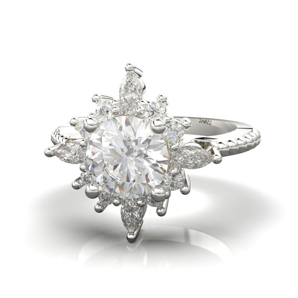 LUYA JOYERÍA - Anillo copo de nieve de Luya