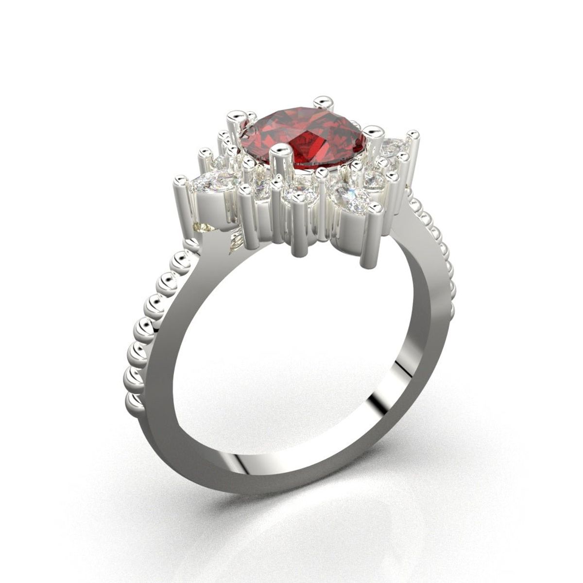 LUYA JOYERÍA - Anillo copo de nieve de Luya